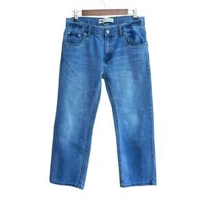 Levi's 505 Regular 14 Husky Mid Rise Stretch Medium Wash